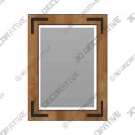 Mirror-2-15.jpg kenvc Rustic Bathroom Mirror with 3-Color LED Light,32″ x 24″ Wood Bathroom MirrorDetach - 3D Decorative