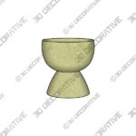 LUNA METAL VASE - 3D Decorative