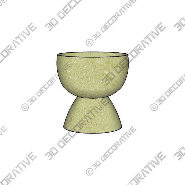 LUNA METAL VASE - 3D Decorative