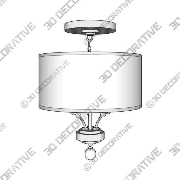 Lamp-2-5.jpg Mirage 18 Inch 3 Light Semi Flush Mount by Crystorama - 3D Decorative