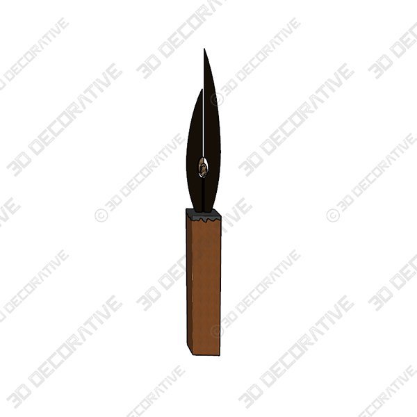 Nautilus Metal Sculpture - 3D Decorative