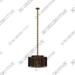 Pendent-2-7.jpg Niamh 4 - Light Drum Pendant - 3D Decorative