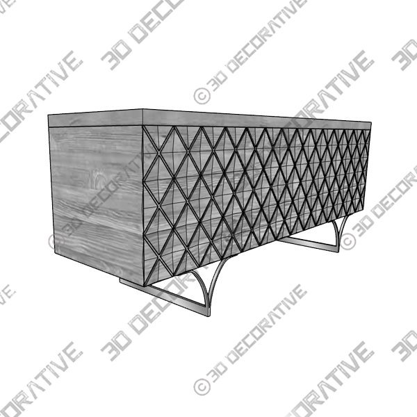 Noelle Floating Entertainment ConsoleĀ - 3D Decorative