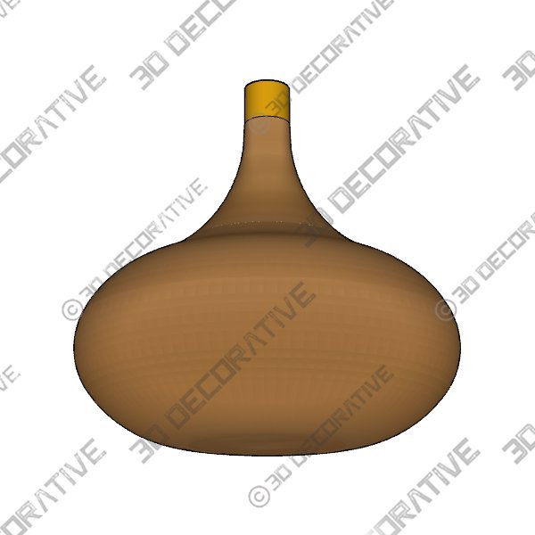 Oak Candle Holder - 3D Decorative