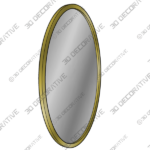 2_600x600-12.png Oval Wall Mount Mirror - 3D Decorative
