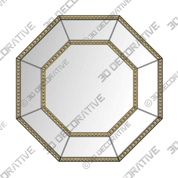 Pemberton PBT-1103 Mirrors GoldĀ - 3D Decorative