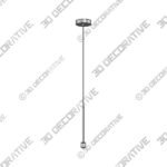 Lamp-2-9.jpg Portfolio Brushed Nickel Transitional Cylinder Mini Pendant Light - 3D Decorative