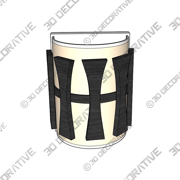 POSITIVE ENERGY WOODEN WALL LIGHT - 3D Decorative