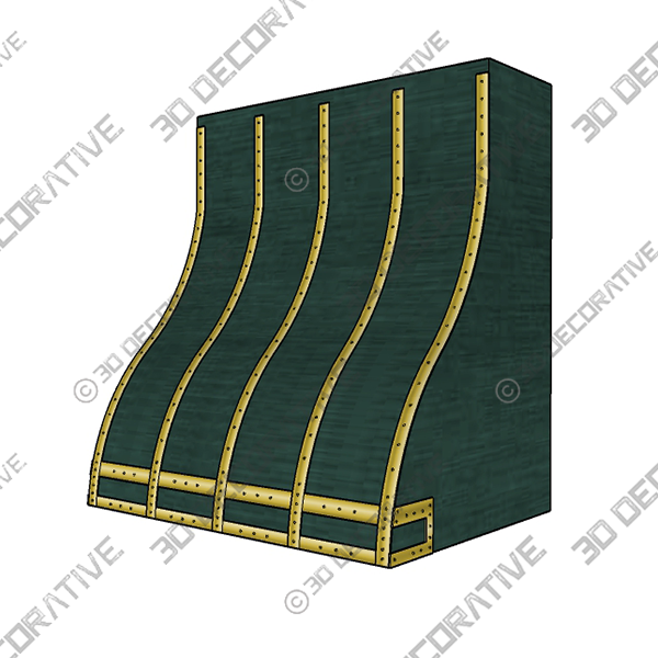 Premier PR8 – Custom Range Hood - 3D Decorative