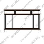 Profile Console - 3D Decorative