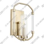 Wall-Mount-4-1-1.jpg Quorum 8"W Citadel 1-light Wall Mount Light Fixture Aged BrassĀ - 3D Decorative