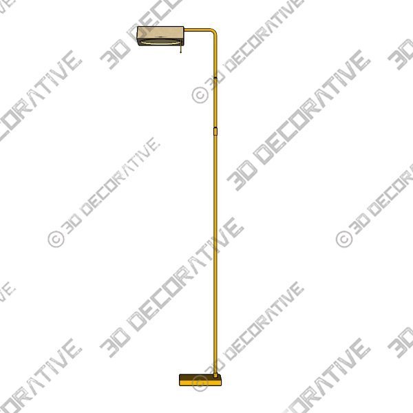 Racquel 68″ Task Floor Lamp - 3D Decorative