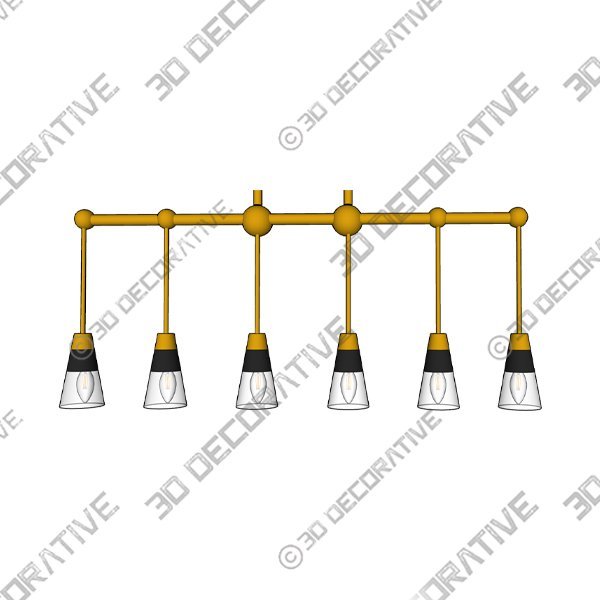 REMBOLD ISLANDÂ CHANDELIER - 3D Decorative