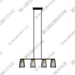 Pendant-2-47.jpg RHYEVNB Lantern Frame Iron Caged Modern Vintage Pendant Light - 3D Decorative