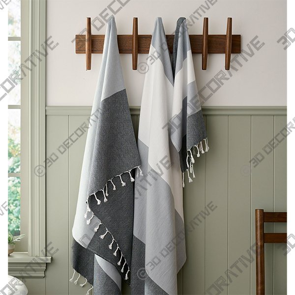 Shaw 7-Hook Rack - 3D Decorative