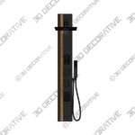 Shower-Head-1-1.jpg SP0140 59″ Shower Panel with Adjustable Shower Head - 3D Decorative