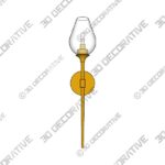 Sconce-1-5-1.jpg TULIP GRAND SCONCE - 3D Decorative