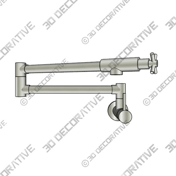 UMANYI Wall Mounted Pot Filler FaucetĀ - 3D Decorative