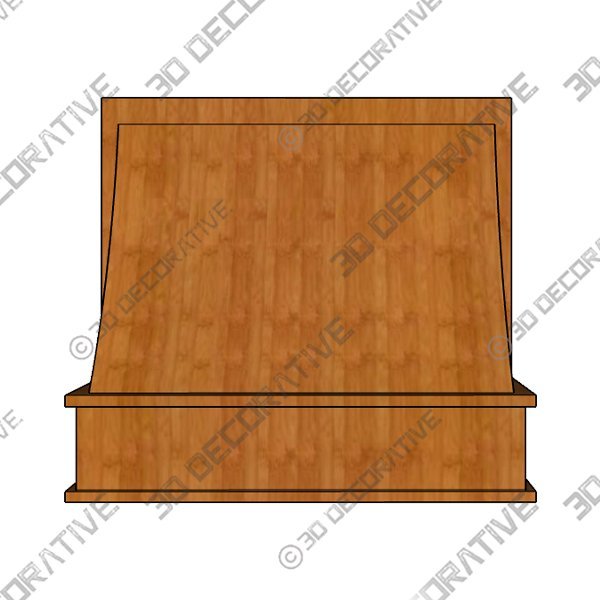 Z200-SERIES (STANDARD) WALL MOUNT STYLE RANGE HOOD - 3D Decorative