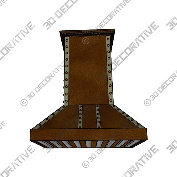 ZLINE 30 In. Designer Series Wall Mount Range Hood (655-HBBBB-30) - 3D Decorative