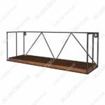 Floating Wall Shelves Set of 3, Black Metal Wire Hanging Rustic Storage Shelf Decor Organizer - 3D Decorative
