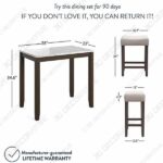 Nathan-James-41202-Viktor-Dining-Set-Kitchen-4-600x600-1.jpg Nathan James 41202 Viktor Dining Set Kitchen Pub Table Marble Top Fabric Seat - 3D Decorative