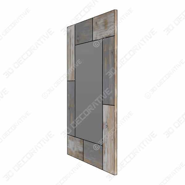 FirsTime & Co. Mason Planks Wall MirrorĀ - 3D Decorative