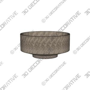 Flint Grey Marble Bowl - 3D Decorative