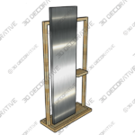Free Standing Mirrors - 3D Decorative