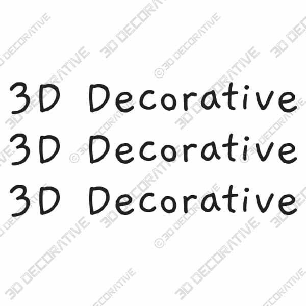 Gaegu - 3D Decorative