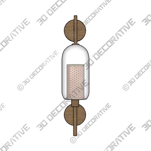 GLOW DOUBLE WALL LIGHT - 3D Decorative