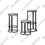 Stool-8-2.jpg Hardie Stool - 3D Decorative