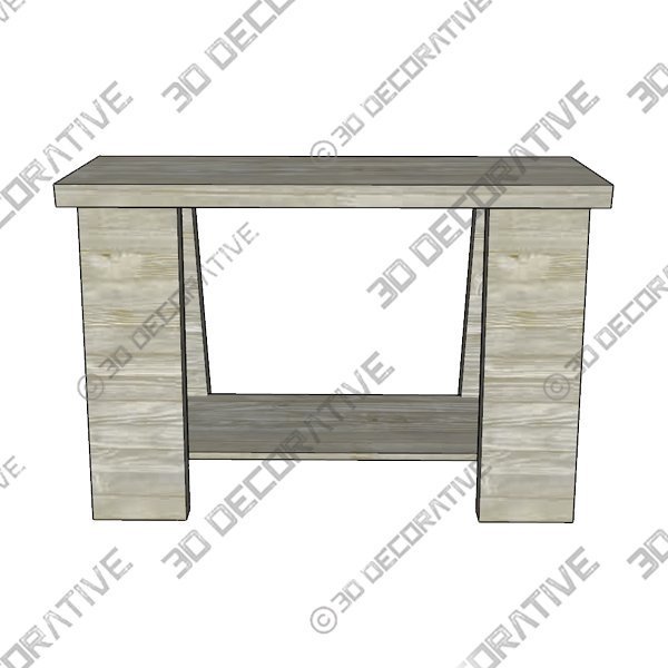 Holmes Console - 3D Decorative