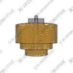 JANXLE Rattan Wall Sconce Light Vintage Wall Lamp - 3D Decorative