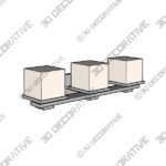 Vanity-Light-4-8.jpg Kichler Tully 24″ Vanity Light in Antique Pewter, 3-Light Modern Bathroom Light with Satin Etched Cased Opal Glass - 3D Decorative