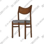 Lavina dining Chair - 3D Decorative