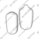 Vase-4-9-2.jpg LOMA TABLE VASES - 3D Decorative