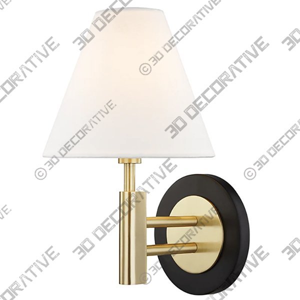 Mitzi Robbie Wall Sconce - Black - 3D Decorative