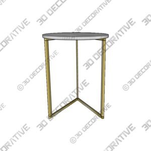 Autryville 24” Tall Frame Nesting Tables - 3D Decorative