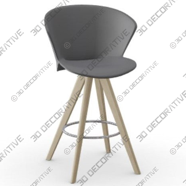 CangLong Mid Century Modern Side Chair - 3D Models