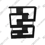 Chantilly Geometric Bookcase - 3D Decorative