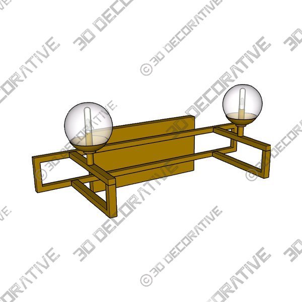 Crosby 16 Inch 2 Light Bath Vanity Light by Savoy House - 3D Decorative