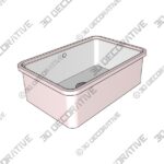 Sink-4-7-4.jpg Lacava Semi-recessed porcelain Bathroom Sink - 3D Decorative