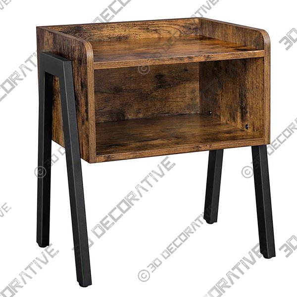Lakwan 20.5” Tall End Table - 3D Decorative