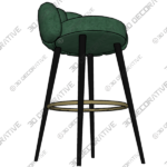 Modern Velvet Bar Chairs - 3D Decorative
