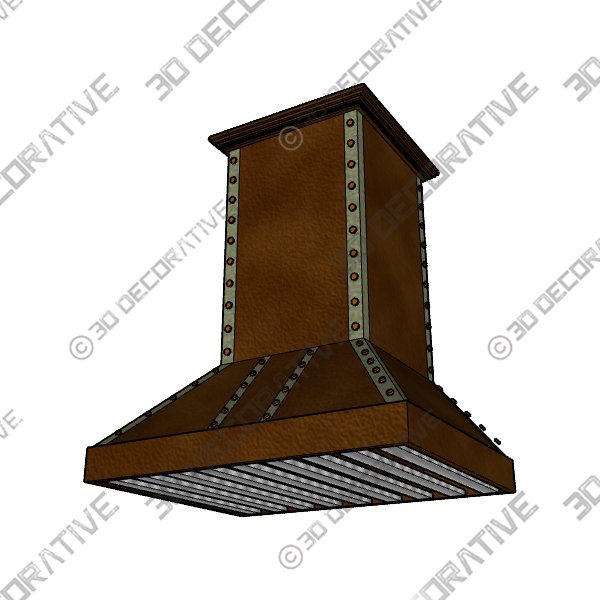 Hood-1.jpg ZLINE 30 In. Designer Series Wall Mount Range Hood (655-HBBBB-30) - 3D Decorative