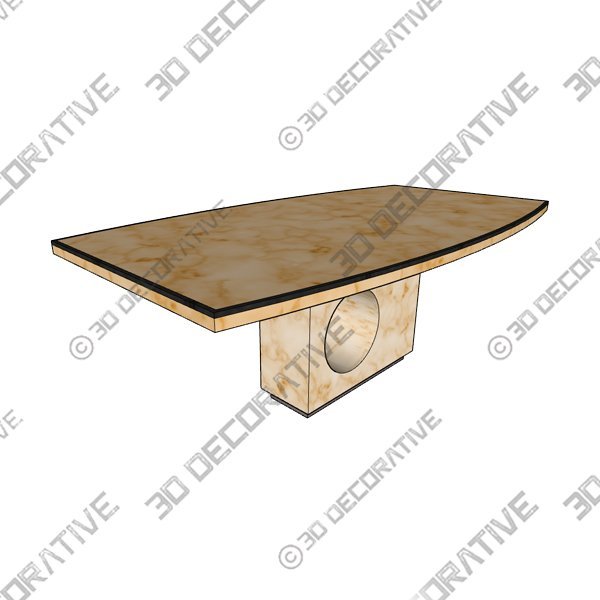 Dining Table by Willy Rizzo - 3D Decorative