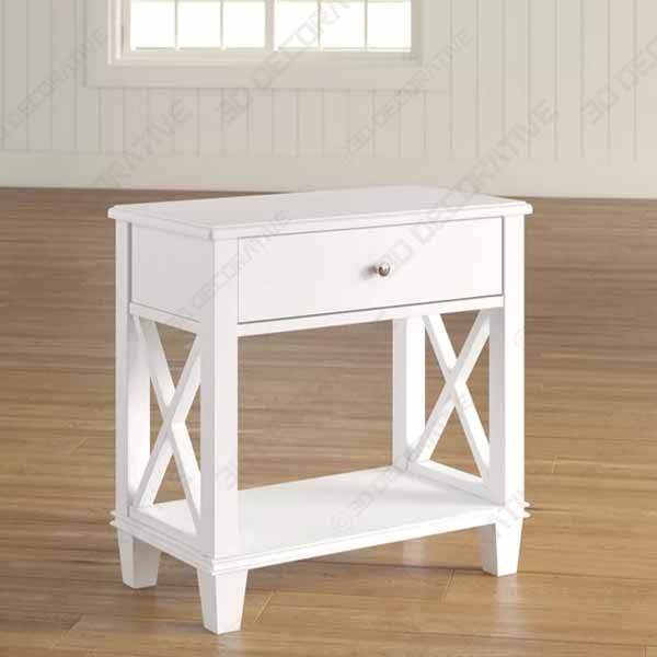 Flintridge End Table with Storage - 3D Decorative