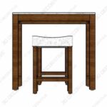 Nathan-James-41202-Viktor-Dining-Set-Kitchen-13-600x600-1.jpg Nathan James 41202 Viktor Dining Set Kitchen Pub Table Marble Top Fabric Seat - 3D Decorative