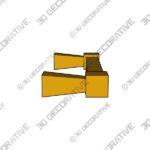 Handle-4-4.jpg 4″ MANSION SATIN BRASS HANDLE - 3D Decorative